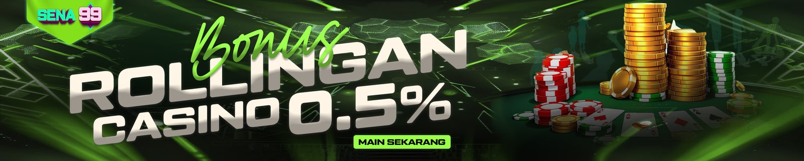 Bonus Rollingan CASINO 0,5% SENA99